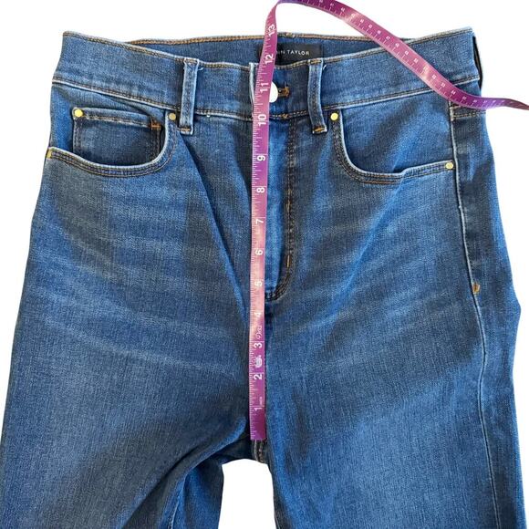 Ann Taylor Jeans Women's Size 4 Blue The Skinny Super High Rise Preppy 1143 - Picture 7 of 11